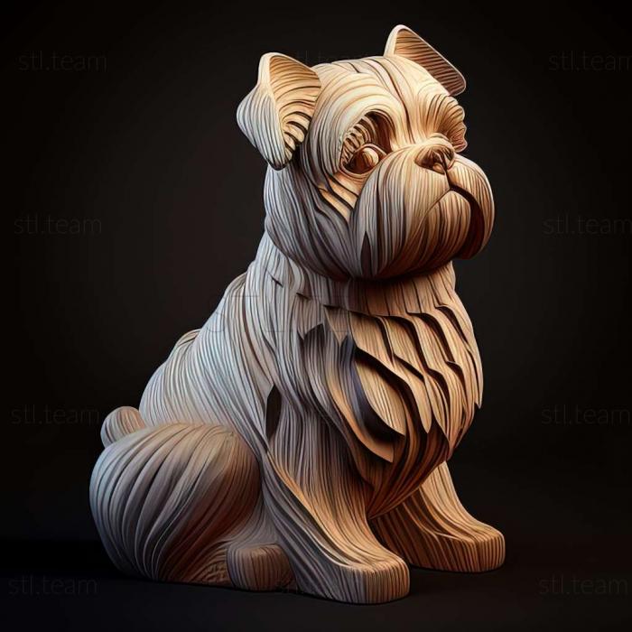 3D model Torgnac dog (STL)